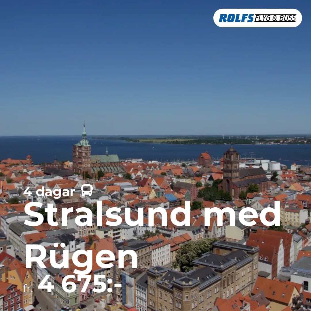 Stralsund med Rügen