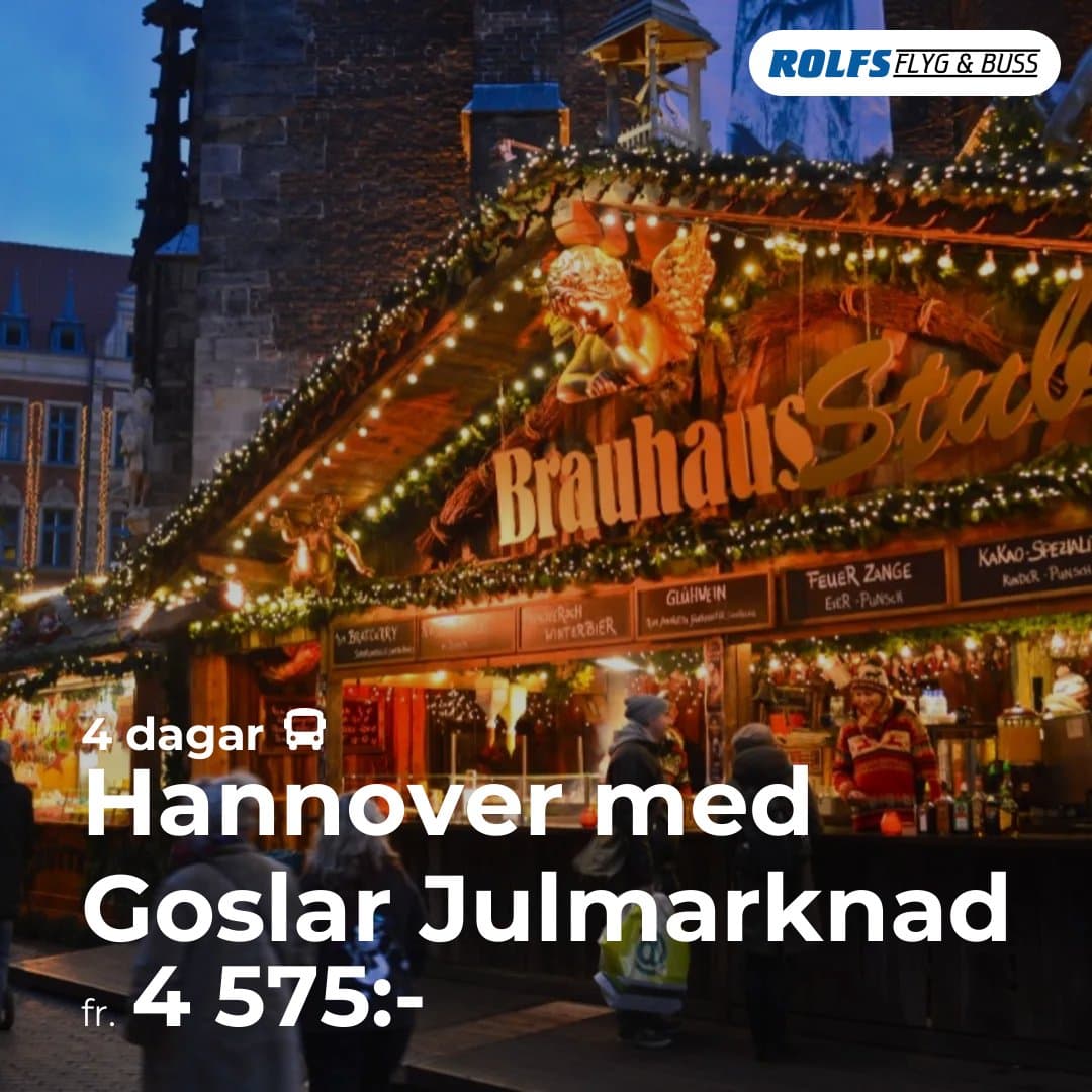 Hannover med Goslar Julmarknad